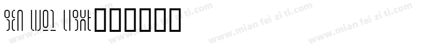 Gen W01 Light字体转换
